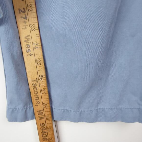 Madewell Pants Womens SZ 0 Wide Flared Leg Linen Blend High Rise Coastal Neutral - Picture 5 of 10